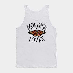 Monarch Butterfly Lover Wordmark Tank Top